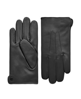 Men's Men`s Premium Lamb Leather Touchscreen Gloves "CARL" Cashmere Lining