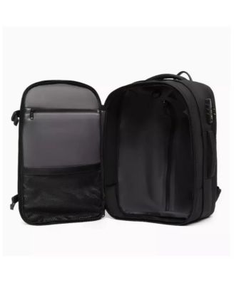 Lightweight Durable Polyester Travel Backpack - Compact Daypack with Adjustable Shoulder Straps,Vacation & Outdoor Trips - Black Backpack