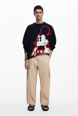 Men's Mickey Mouse knit sweater