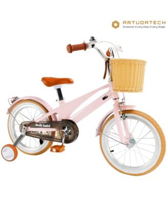 16-Inch Kids Bike for Ages 5-9 with Lightweight Magnesium Frame, Training Wheels & Dual Brakes for Safe Riding