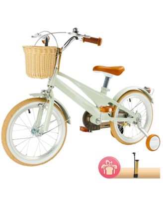 16-Inch Kids Bike for Ages 5-9 with Lightweight Magnesium Frame, Training Wheels & Dual Brakes for Safe Riding