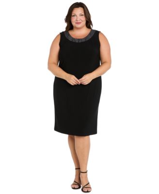 Plus Size Glitter Jacket Dress