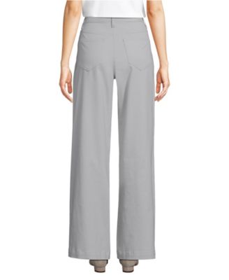 Women's High Rise 5 Pocket Wide Leg Chino Pants
