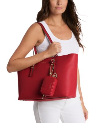 Michael Kors Quinn Large Pebbled Leather Tote Bag