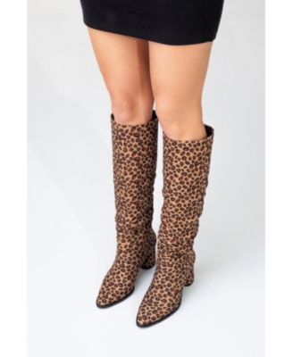 Women's Vianella Block Heel Knee High Boot
