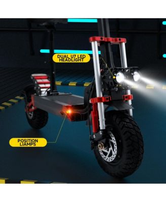 All-Terrain Beast Electric Scooter with 2000W Dual Motor, 40 MPH & 50-Mile Range | Foldable Design for Easy Storage