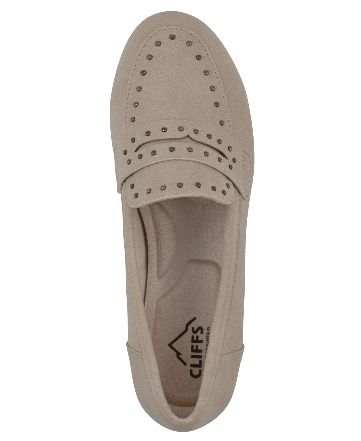 Cliffs By White Mountain Giada Stud Driving Loafer In Neutral