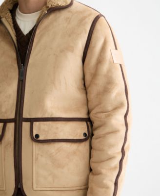 Men's Buttoned Long-Sleeve Jacket