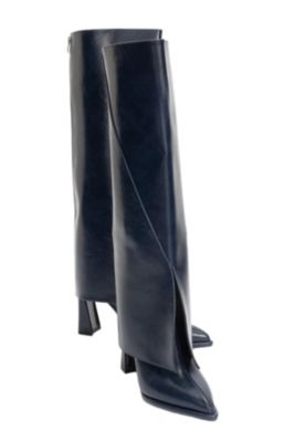 Women Aja Block Heel Convertible Knee High Boot