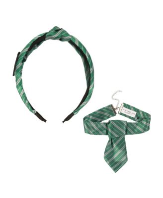 Slytherin Crest 2-Piece Cosplay Headband Set