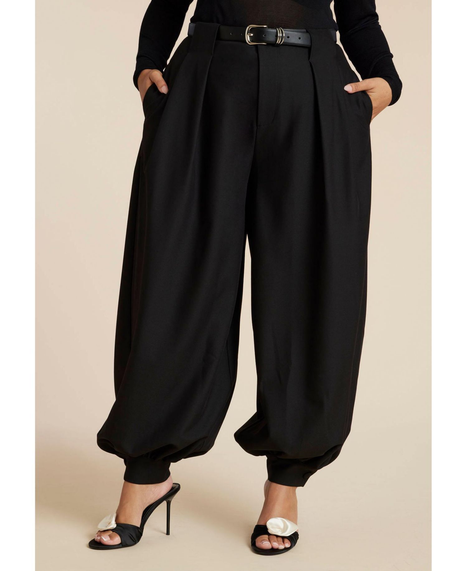 Women's Balloon Trouser With Pleats
