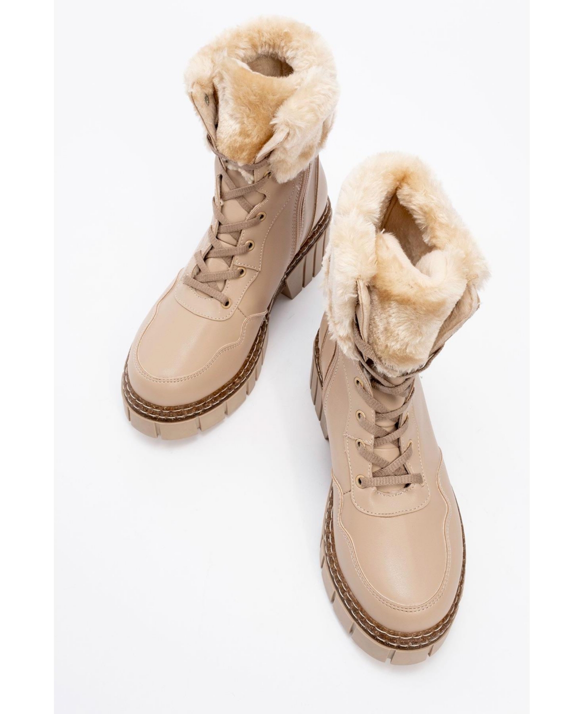 Prologue Shoes Faith Fur Chunky Boot (Women)