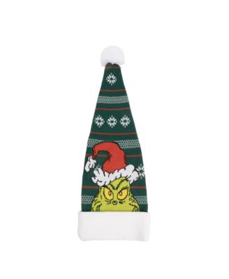 Men's Fair Isle Jacquard Acrylic Santa Hat