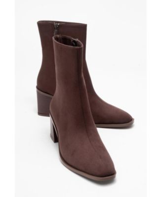 Chara Block Heel Ankle Boot (Women)