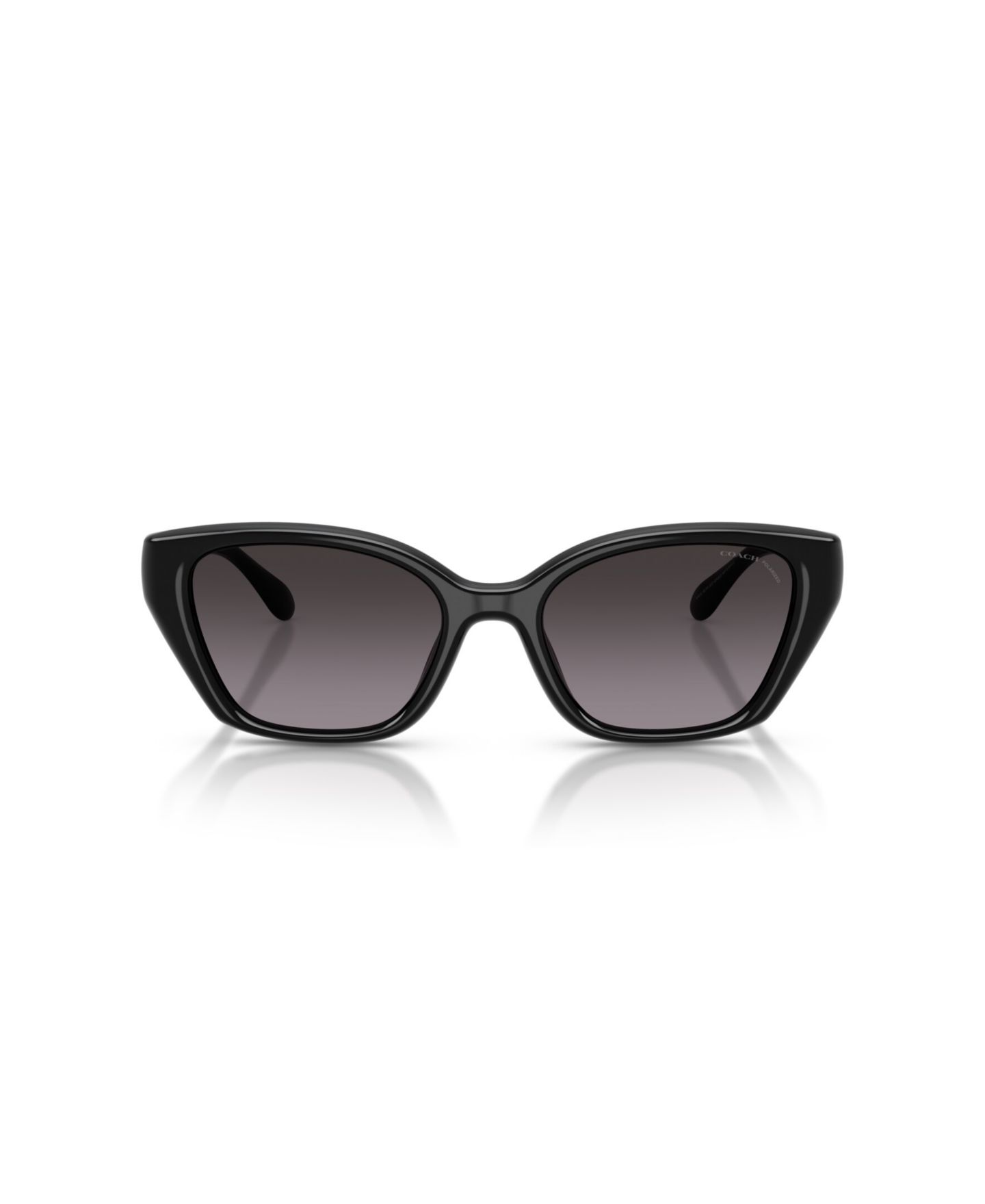 Женские солнцезащитные очки COACH Polarized Sunglasses, CBY91, цвет: Чёрный — фото 3