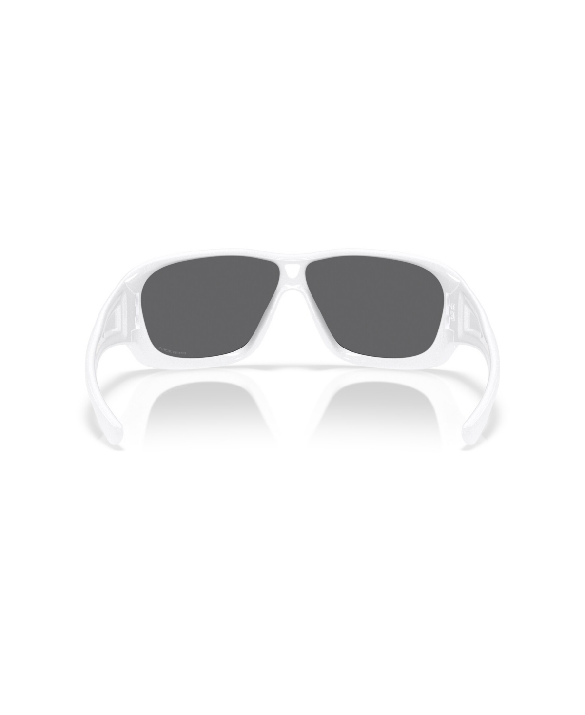 Oakley Full Rim Rectangular Sunglasses In White