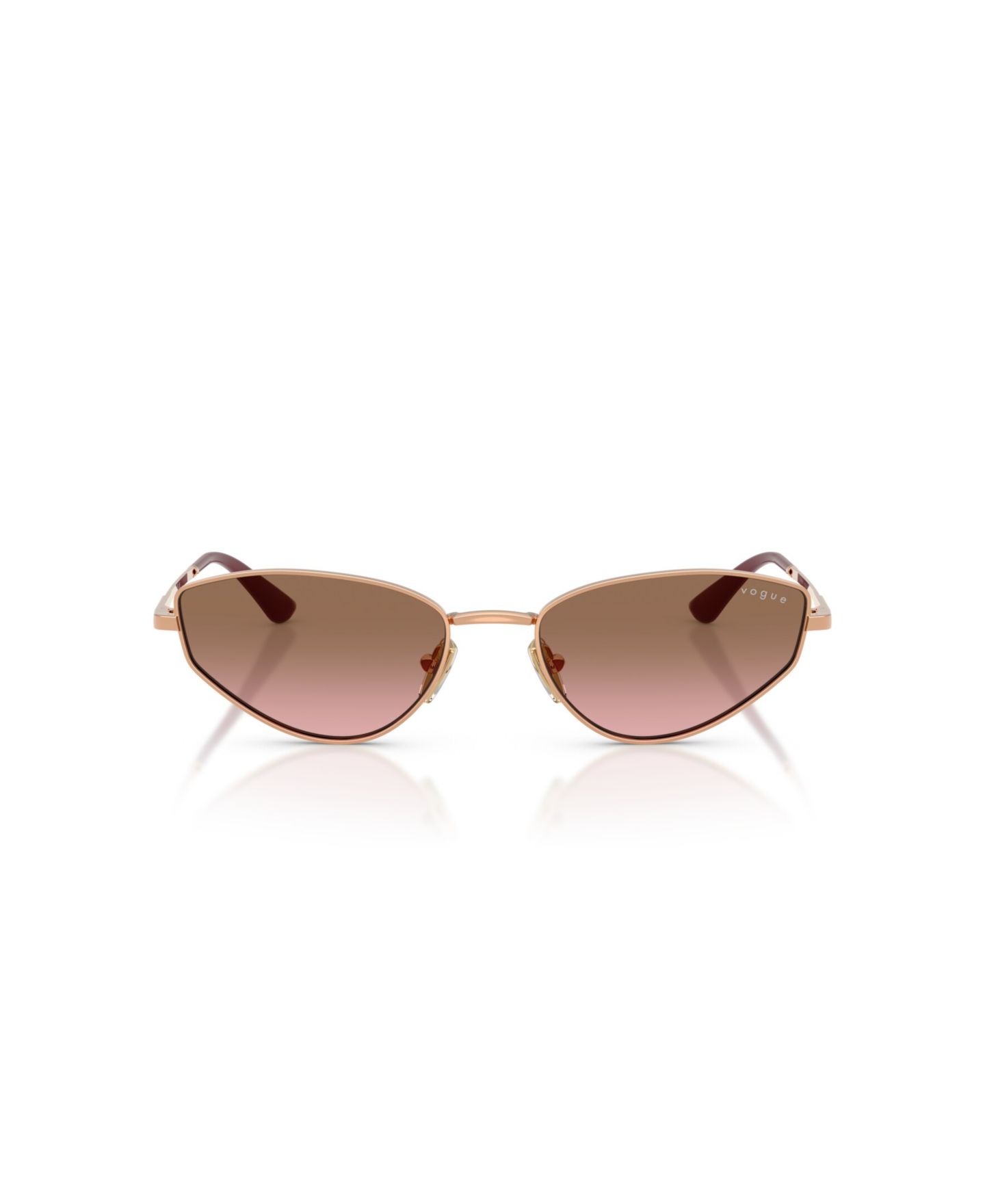 Женские солнцезащитные очки Vogue Eyewear Cat Eye Sunglasses, VO4339S, цвет: Золотой — фото 14