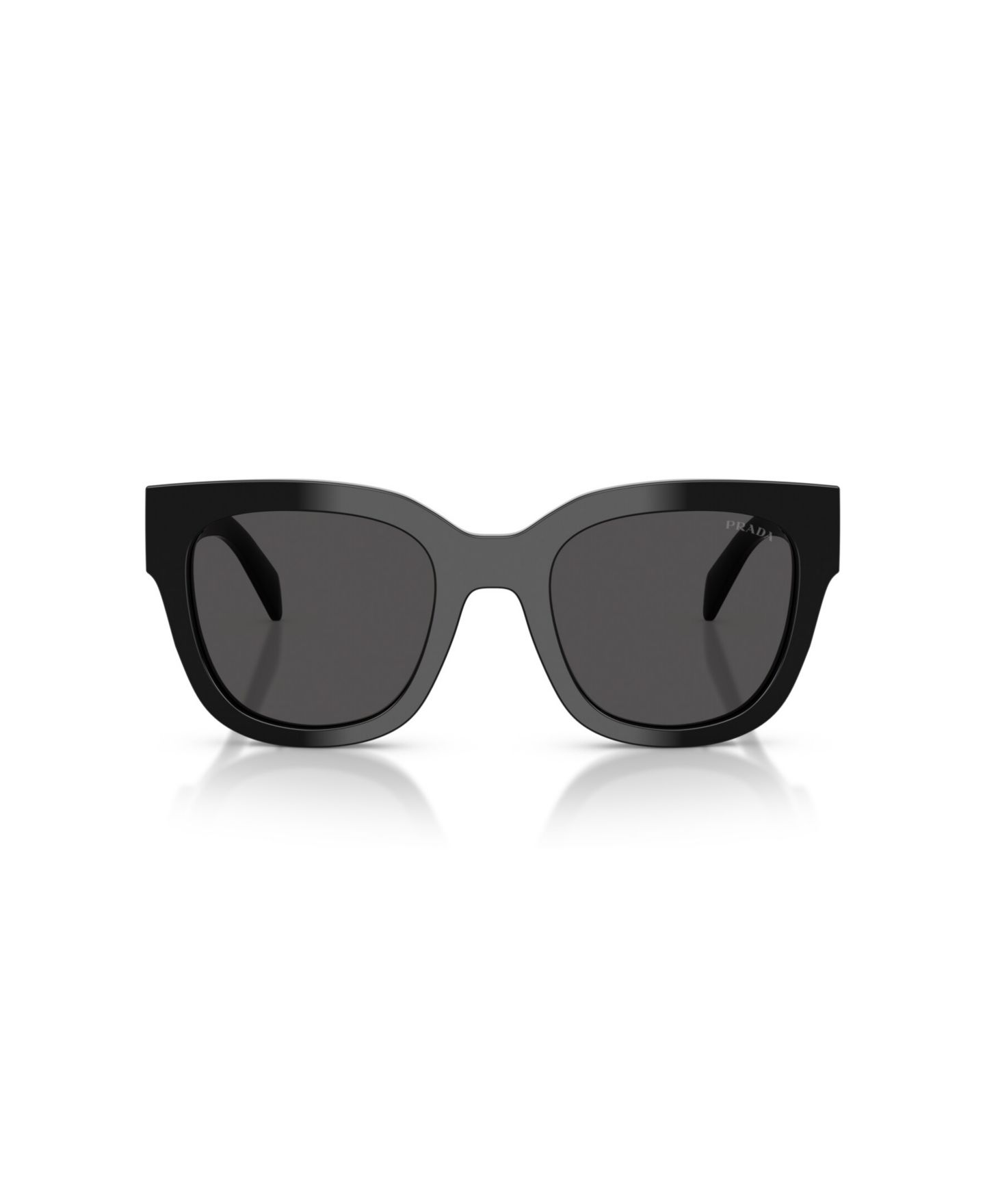 Женские солнцезащитные очки PRADA Square Sunglasses, PR C04S, цвет: Чёрный — фото 2