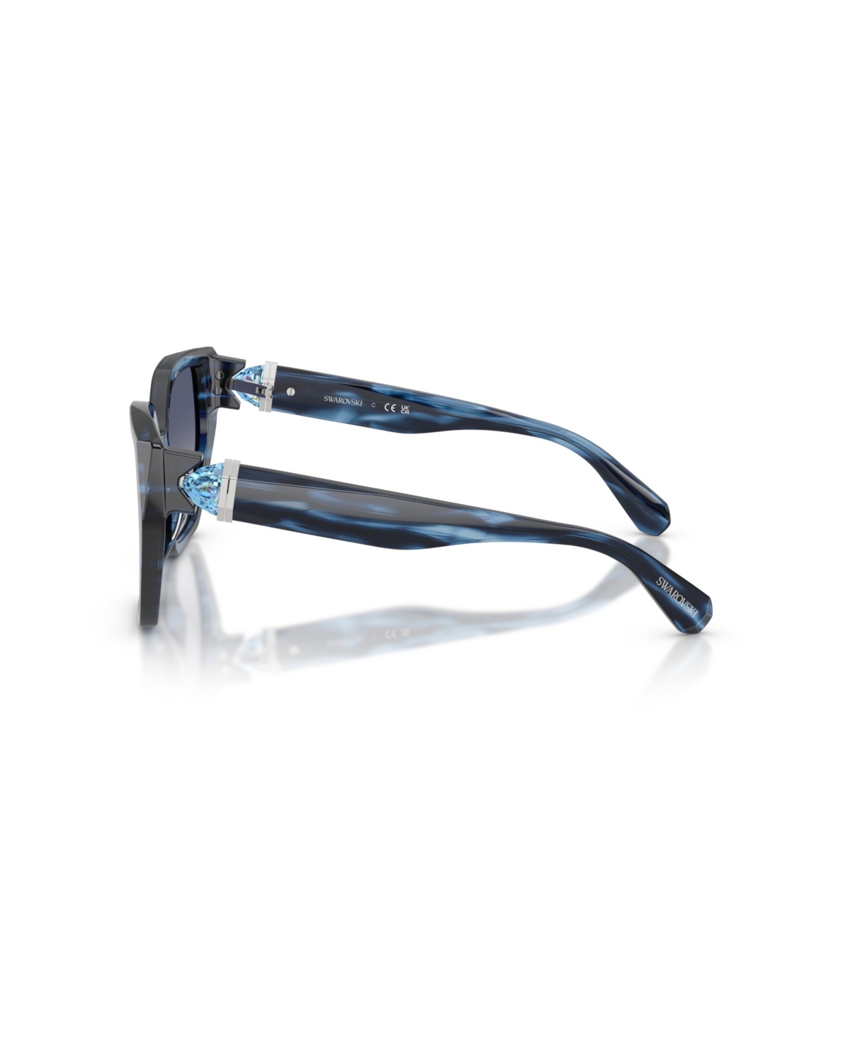Swarovski Women's Geometric Sunglasses, Sk6044u In Blue