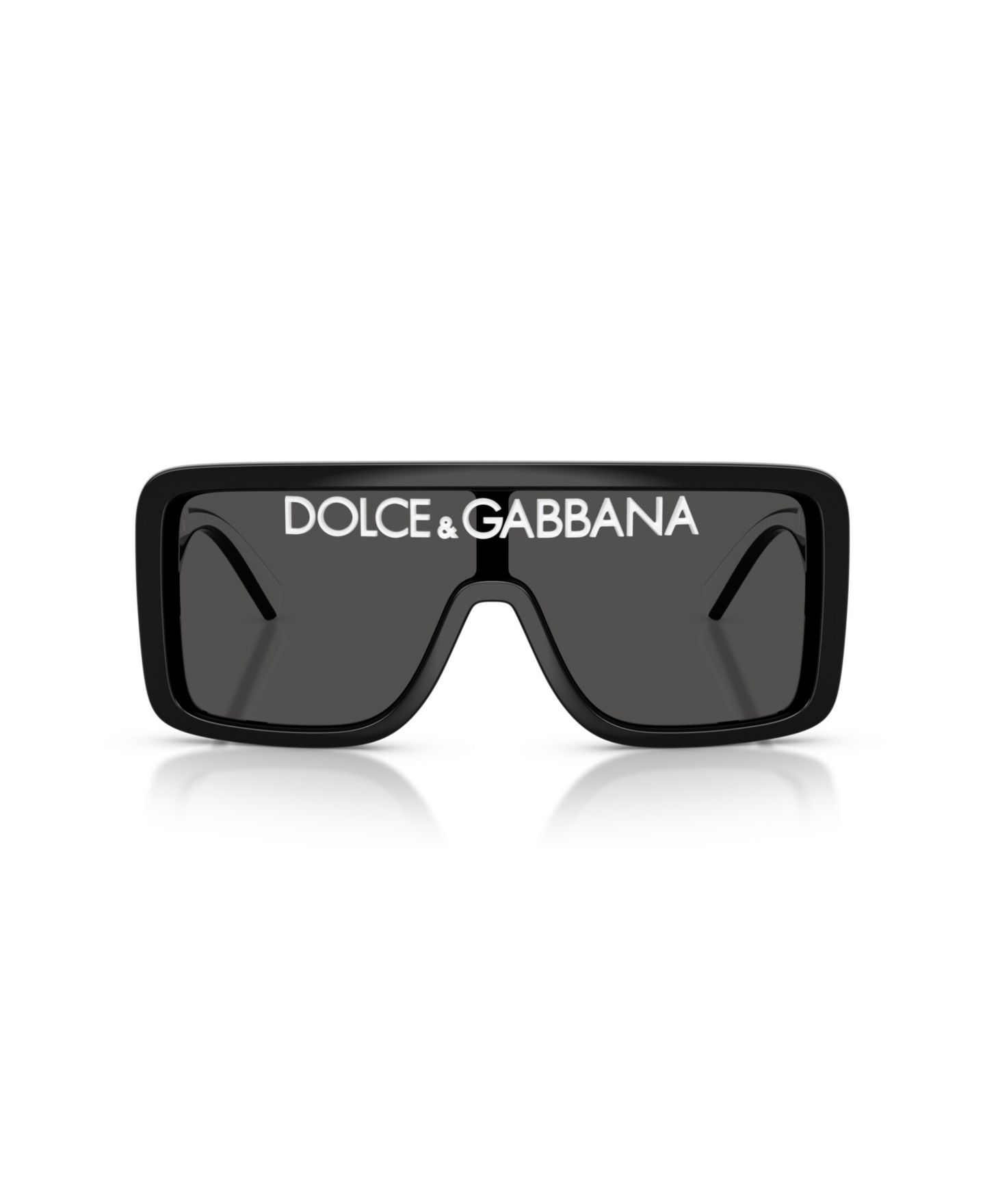 Солнцезащитные очки Dolce&Gabbana Unisex Rectangle Sunglasses, DG6204, цвет: Чёрный — фото 2
