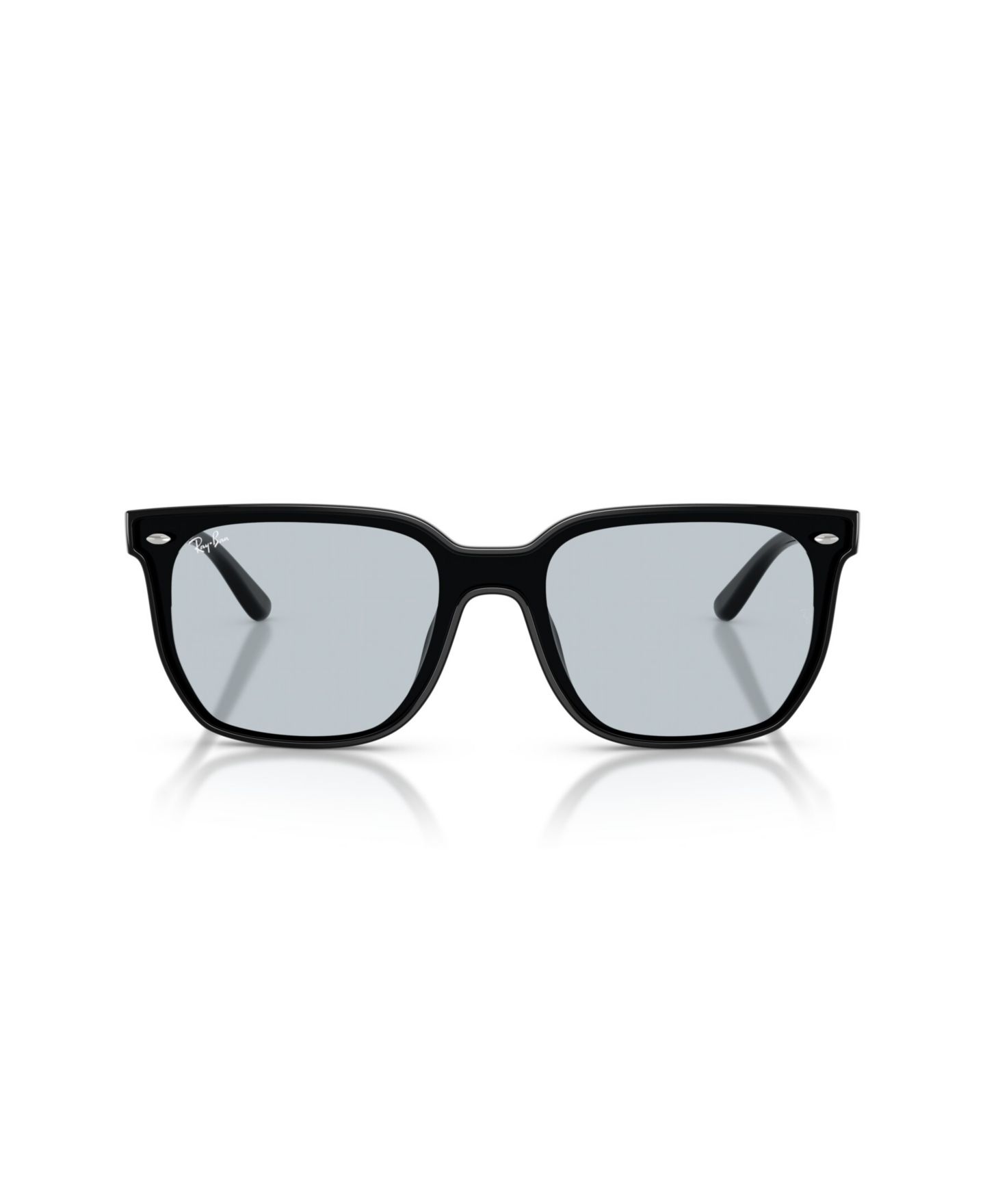 Солнцезащитные очки Ray-Ban Unisex Square Sunglasses, RB4466D, цвет: Чёрный — фото 4