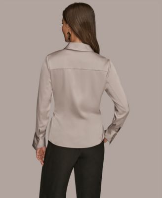 Women's Wrap Long Sleeve V-Neck Top