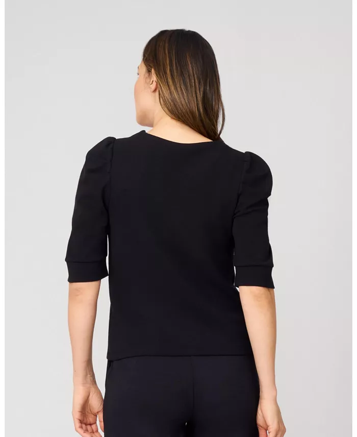 Puff Sleeve Bow Top - thumbnail 4