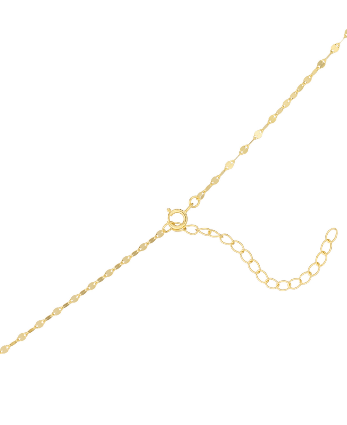 Macy's Cubic Zirconia Charm Pendant Necklace (0.31 Ct. T.w.) In Sterling Silver (also In 14kk Gold Over Ste In Gold