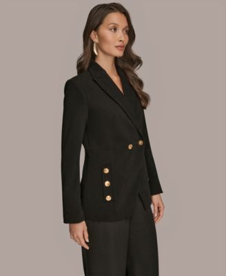 Women's One-Button Double Breasted Blazer