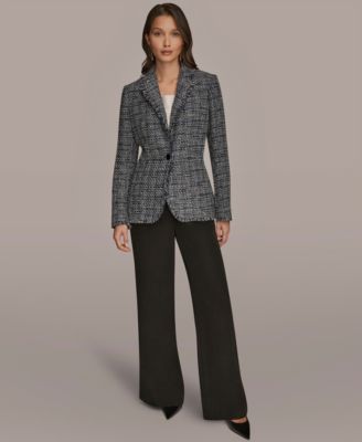 Women's Fringe Button Closure Jacket