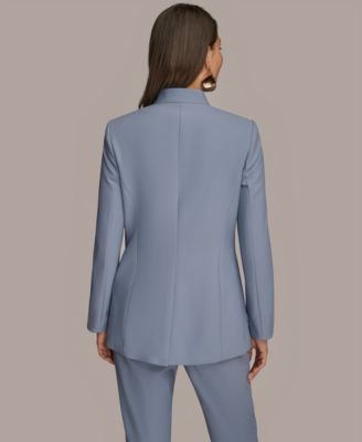Women's Notch Lapel Collar One-Button Blazer