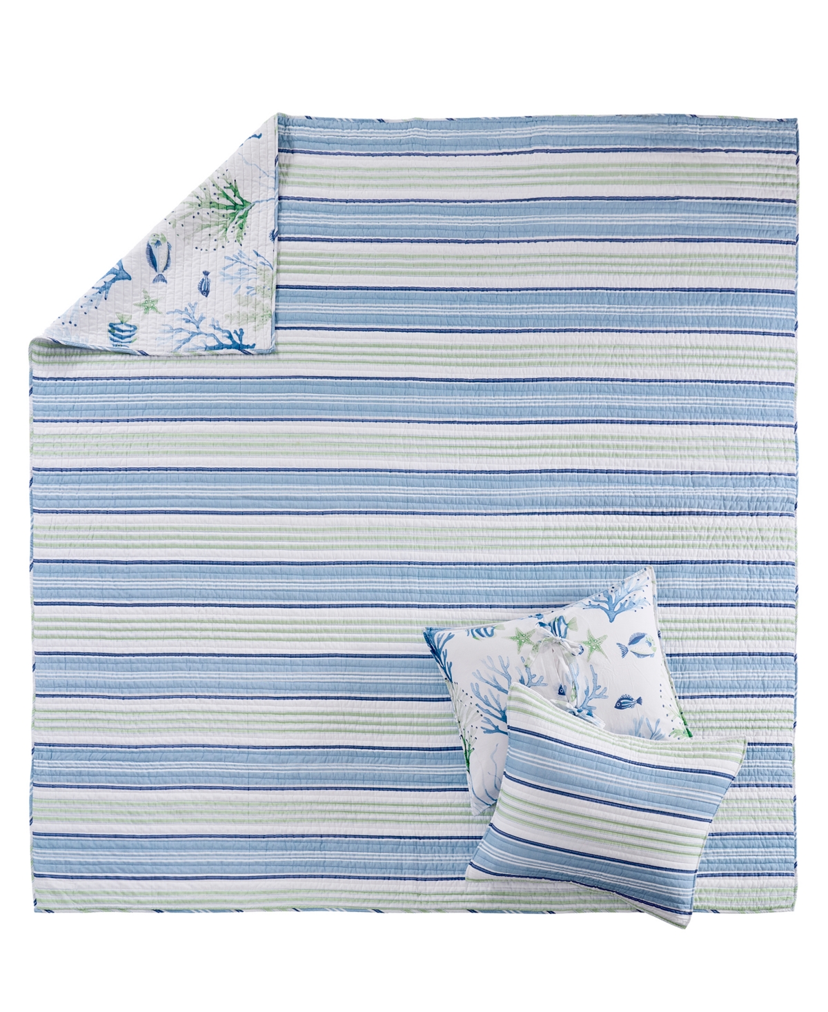 Levtex Home Harbor Bay Reversible 3-Pc. Quilt Set, Full/Queen