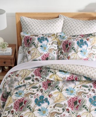 Home Angelica Reversible 3-Pc. Duvet Cover Set, King/California King