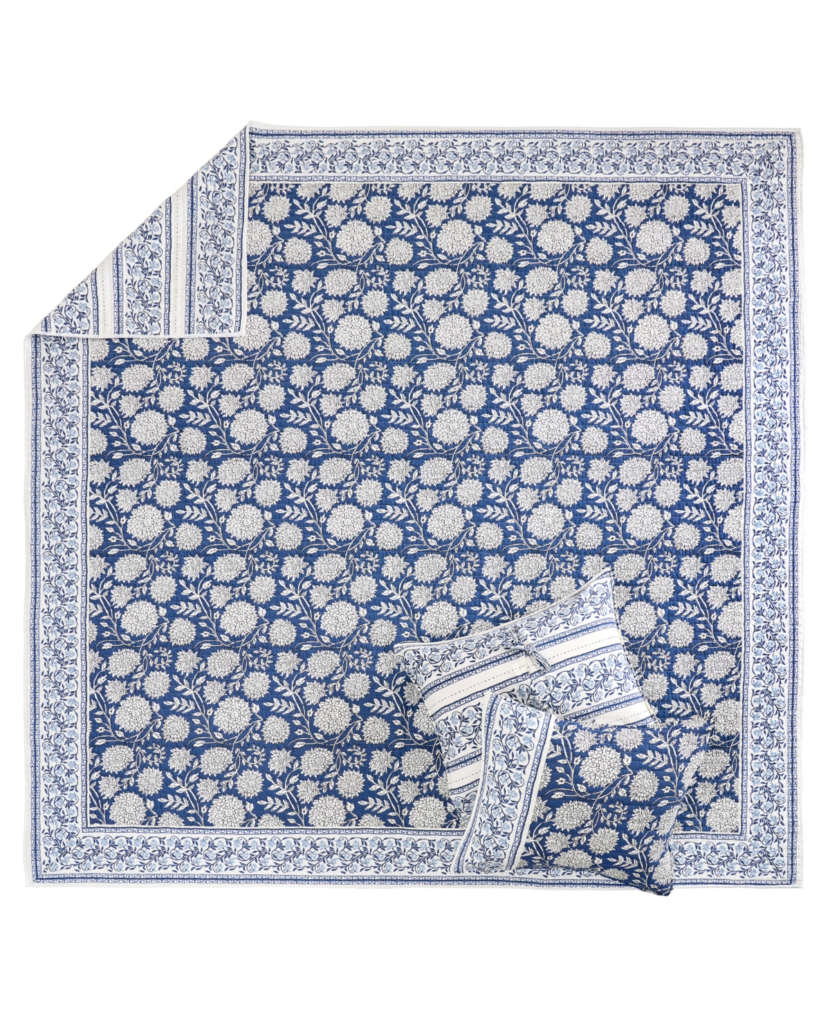 Levtex Adare Reversible 2-pc. Quilt Set, Twin/twin Xl In Blue