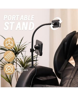 Zero Gravity Massage Recliner with Back & Leg Heat, Foot Massage & Air Compression, Full Body Chair with Bluetooth