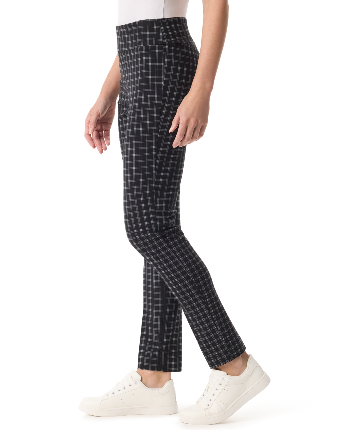 Gloria Vanderbilt Women's Tummy-control Pull-on Slim Trousers, In Regular, Short & Long In Multi