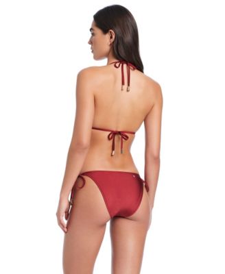 Pearls Of Wisdom Classic Triangle Bikini Halter Bra