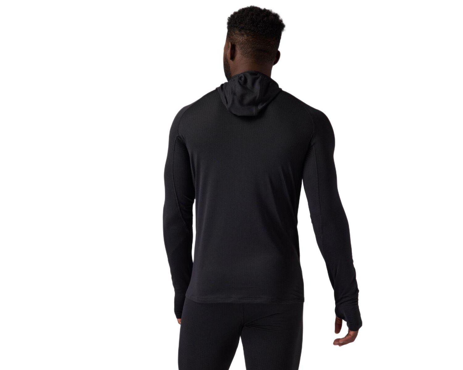 Men's Pines Microgrid Ultra-Lt Baselayer Zip Scuba Top Lightweight Long Underwear Tops