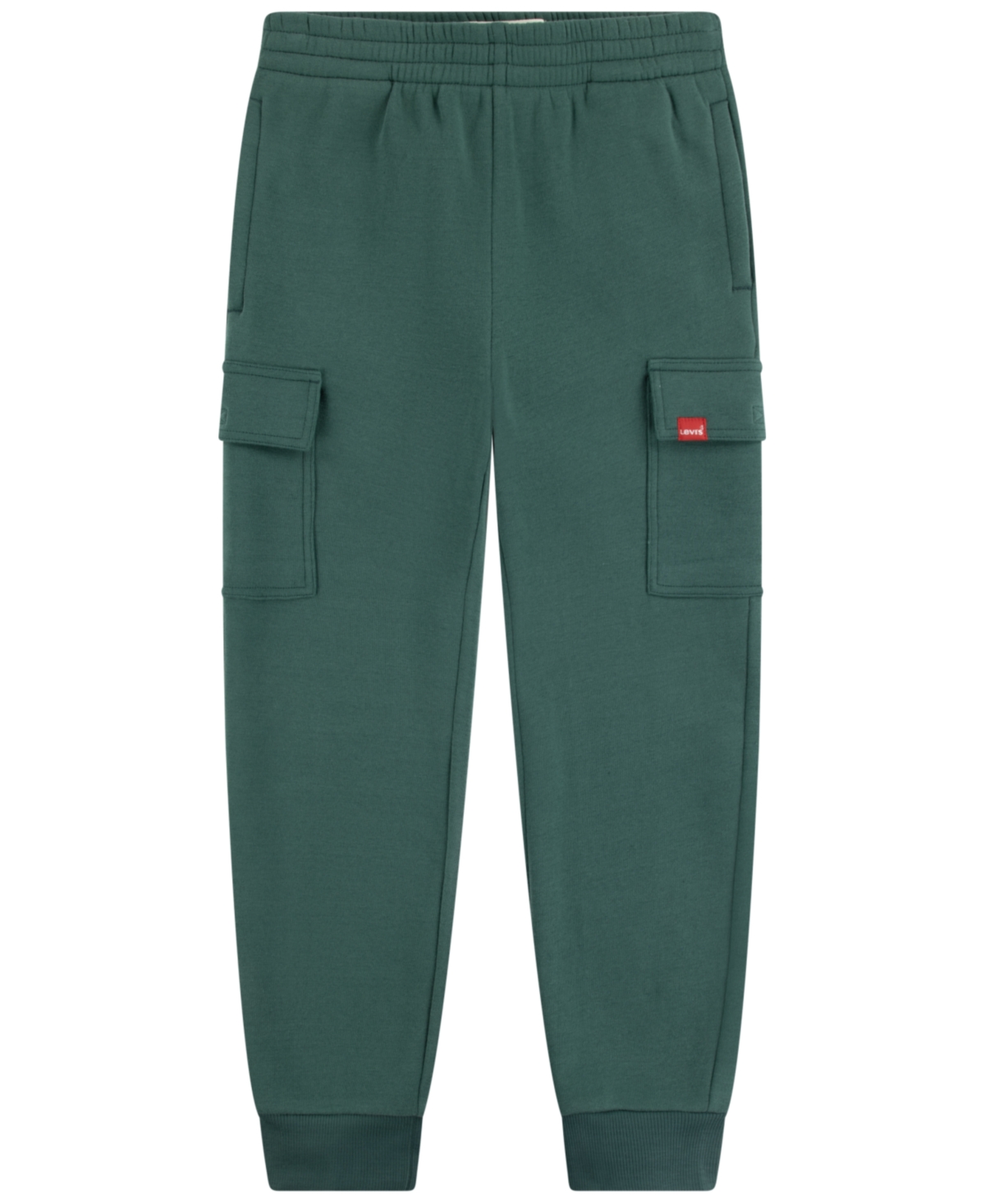 Levi's Big Boys Knit Cargo Fleece Jogger In Green