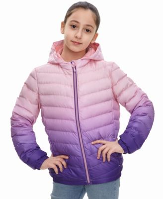 Little and Big Girls' Ultra Light Packable Down Jacket