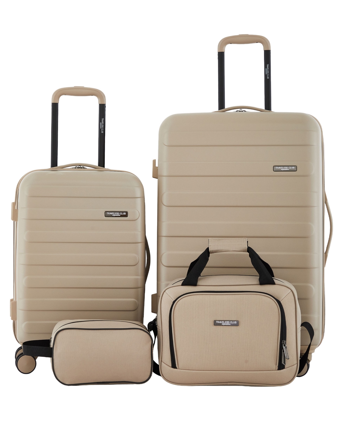 Travelers Club Austin 4 Piece Hardside Luggage Set