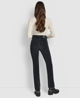 Petite High Rise Corduroy Bootcut Pants