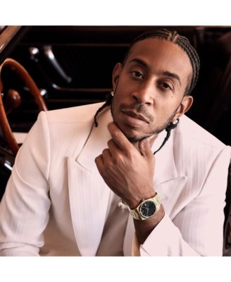 Men's Quest Swiss Quartz Ionic Gold PVD Steel 40mm Watch