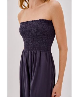 Women's Mare Cotton Shirred Jumpsuit