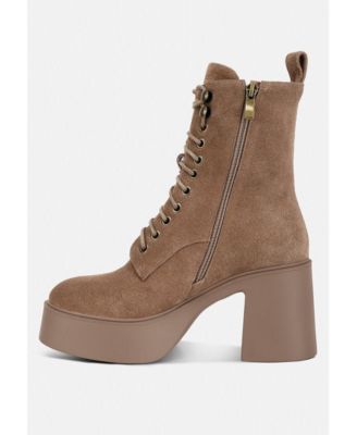 Carmac Womens High Ankle Platform Boots