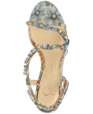 Women's Jaycin Barely-There Rhinestone Evening Sandals