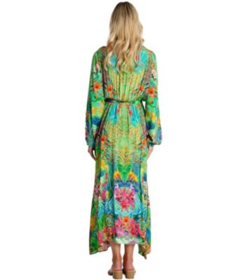 Women's Rossie Maxi Belted Wrap Cover Up Dress