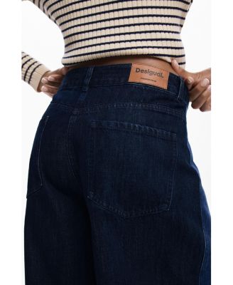 Women's Wide Leg jeans with panels