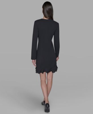 Women's Double-Breasted Jacket Dress