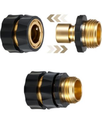Garden Hose Quick Connector Fitting Male and Female 6-Pack